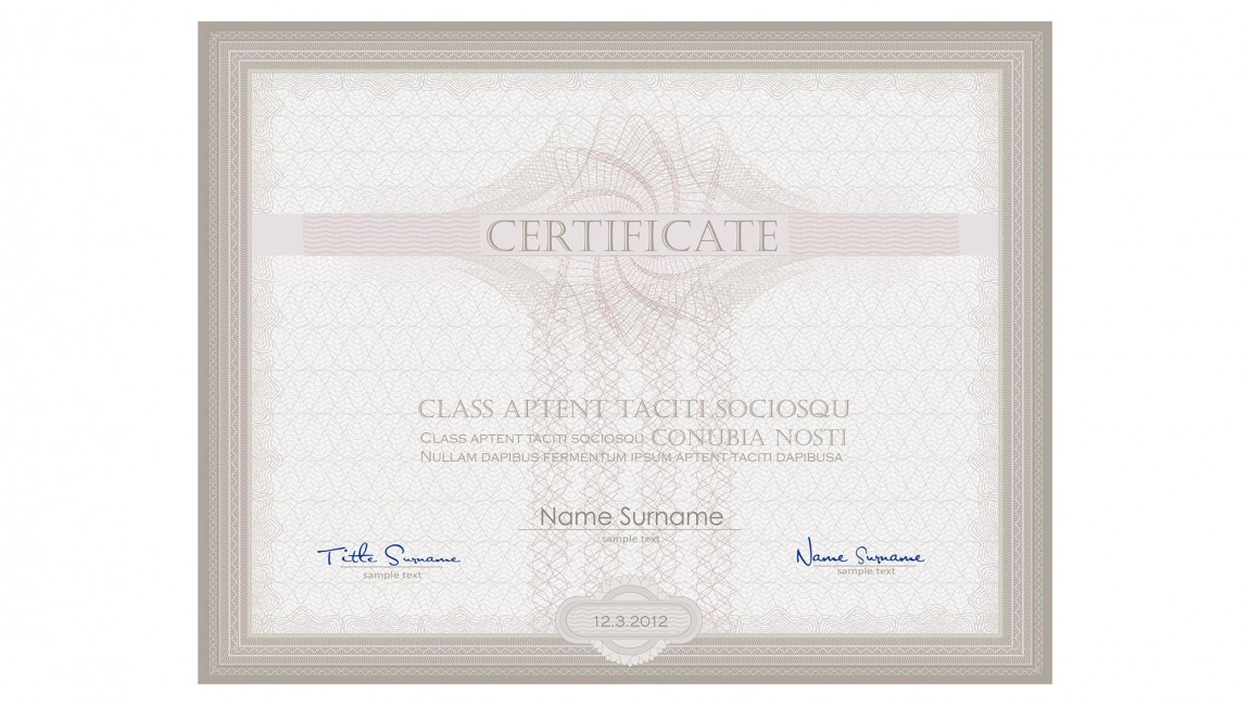 Day’s Certificate